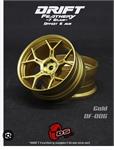 DS Racing / DF-006, Drift Feathery, guld (matt), 7gram, offset 6mm