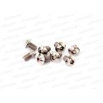 M4x6mm TITANIUM UFO HEAD SCREW (8pcs)