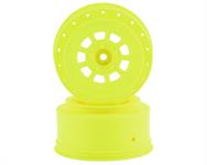 JConcepts 9-shot Short Course Wheels w/3mm Offset (2) (Yellow)