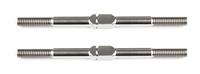 FT Titanium Turnbuckles, 48 mm/1.875 in, silver