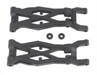 RC10T6.2 FT Rear Suspension Arms, gull wing, carbon