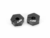 INFINITY Alu Hex Wheel Hub 4,25mm Black (2)