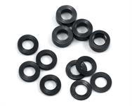 ProTek RC Aluminum Ball Stud bricka Set (Black) (12) (0.5mm, 1.0mm & 2.0mm)