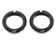 JConcepts Fin Aluminum 12mm Shock Collar (Black) (2)