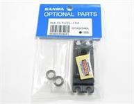 Sanwa PGS-CX Servo Upgrade Kit (Upper Case, Alu Bearings, Rubber Ring & Label)