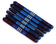 JConcepts HB Racing D819/E819 Fin Titanium Turnbuckle Set (Blue) (6)