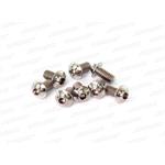 M4x10mm TITANIUM UFO HEAD SCREW (6pcs)