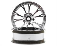 JConcepts Tactic Street Eliminator 2.2" Front Drag Racing Wheels (2) (Chrome)