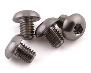 3x4mm "Grade 5" Titanium Button Head Hex Screw