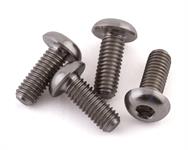 ProTek RC 3x8mm "Grade 5" Titanium Button Head Hex Screw (4)