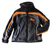Winter jacket Serpent black-orange hooded (XL)