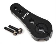 4mm Aluminum Long Clamping Servo Horn (Black) (24T-Hitec)