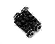 JConcepts 3x12mm "Top Hat" Titanium Screws (Black) (4)