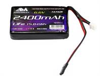 batteri AM Lipo 2400mAh 6.6V For Futaba 4PK/4PX/4PV/7PX