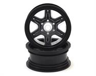 JConcepts 12mm Hex Dragon 2.6" Mega Truck Wheel w/Offset Adapters (Black) (2)