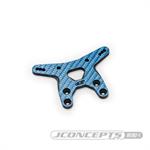 JConcepts Team Associated RC10B7 Carbon Fiber Front Shock Tower (Blue)