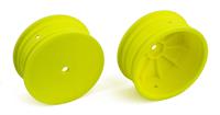 Front Wheels, 12 mm Hex 4WD buggy, yellow