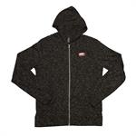 factory team logo lightweight "medal" dragkedja, spräcklig svart, XL