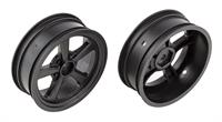 DR10 Drag Front Wheels, black