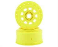 JConcepts 9-Shot Short Course Dirt Oval Wheels (2) (Yellow)