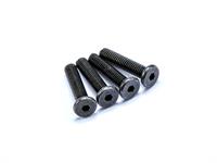 INFINITY SLIM HEAD SCREW M3x14mm (BLACK/4pcs)