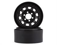 Vanquish Products KMC KM236 Tank 1.9" Beadlock Crawler Wheels (Black) (2)