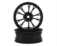 JConcepts Tactic Street Eliminator 2.2" Front Drag Racing Wheels (2) (Black)