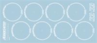 RC10F6 Tire Decals, white