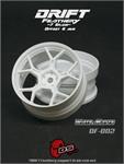 DS Racing / DF-001 / Drift Feathery 5Y Spoke Wheel (2pcs) / White matte / +6mm offset