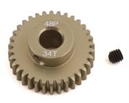 ProTek RC 48P Lightweight Hard Anodized Aluminum Pinion Gear (5.0mm Bore) (34T)