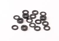 SPEED PACK - Alloy Black M3 Washers - 18pc