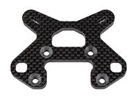 RC8B4.1 FT Front Shock Tower, 26.5, carbon fiber