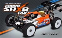 rc bil SRX8 PRO GP Team Kit / byggsats, 1:8 4WD