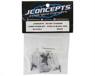 JConcepts RC10 B7/B7D Titanium Lower Screw Set (Black) (28)