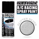 Glitter Silver R/C Racing Spray Paint 150 ml