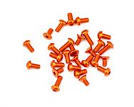 Screw set alu top/side orange 411 (28)