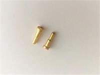 Cable solder connector 4-5mm plug brass (2)