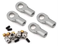 Vanquish Products M4 Machined Straight Rod Ends (Silver) (4)