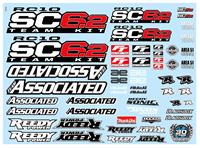 RC10SC6.2 Decal Sheet