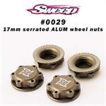 Sweep 17mm Wheel Nuts Gray 4pcs