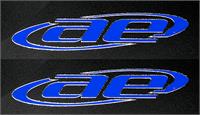 FT AE Blue Embossed Logo Sticker