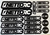 NettoRC Sticker Black/White 2024 Dekaler A5