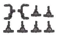 RC10B7 FT Caster and Steering Blocks, carbon