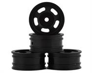 JConcepts Axial SCX24 Glide 1.0" 1/24 Crawler Wheels (Black) (4)