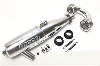 COMPLETE OFF-ROAD IN-LINE POLISHED EXHAUST KIT EFRA 2166