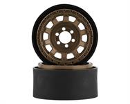 Vanquish Products KMC KM236 Tank 2.2" Beadlock Crawler Wheels (Bronze) (2)