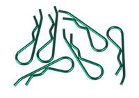 body clip 1/8 - metallic green  (6)