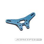 JConcepts RC10B7 Carbon Fiber Rear Shock Tower (Blue)