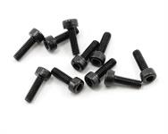 ProTek RC 2.5x8mm "High Strength" Socket Head Cap Screws (10)