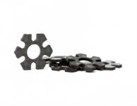 12mm Hex Track Width Spacers | Carbon |  0,5mm /1pair